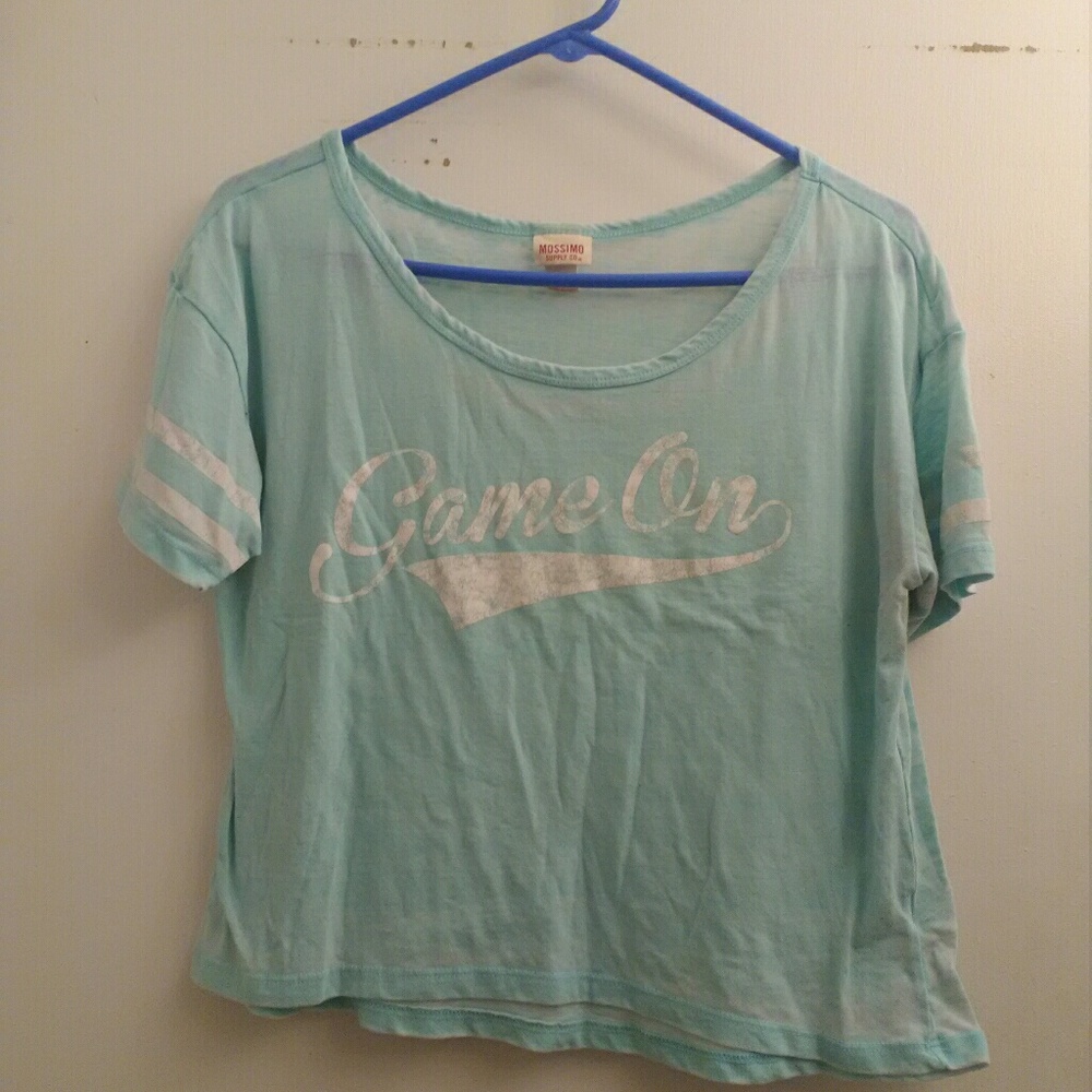 Burnout "Game On" crop top